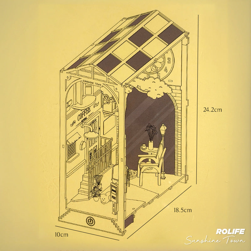 Sunshine Town - Book Nook from Rolife