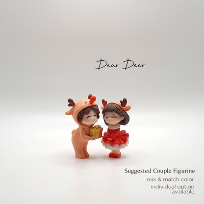 Set / Christmas Music Box - Dear Deer