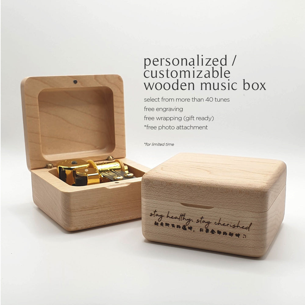 Personalized Wooden Music Box