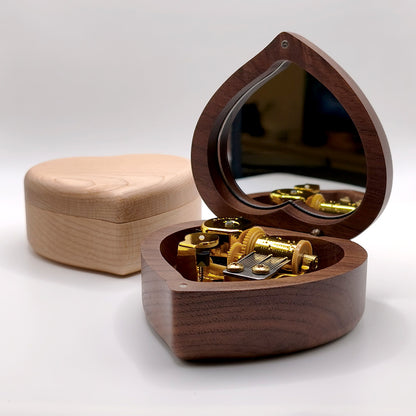 Heart Wooden Music Box