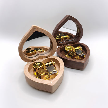 Heart Wooden Music Box