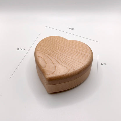 Heart Wooden Music Box