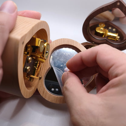 Heart Wooden Music Box
