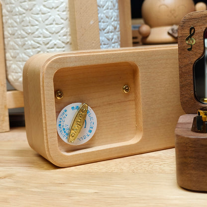 Wooden Music Ring Box