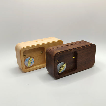 Wooden Music Ring Box